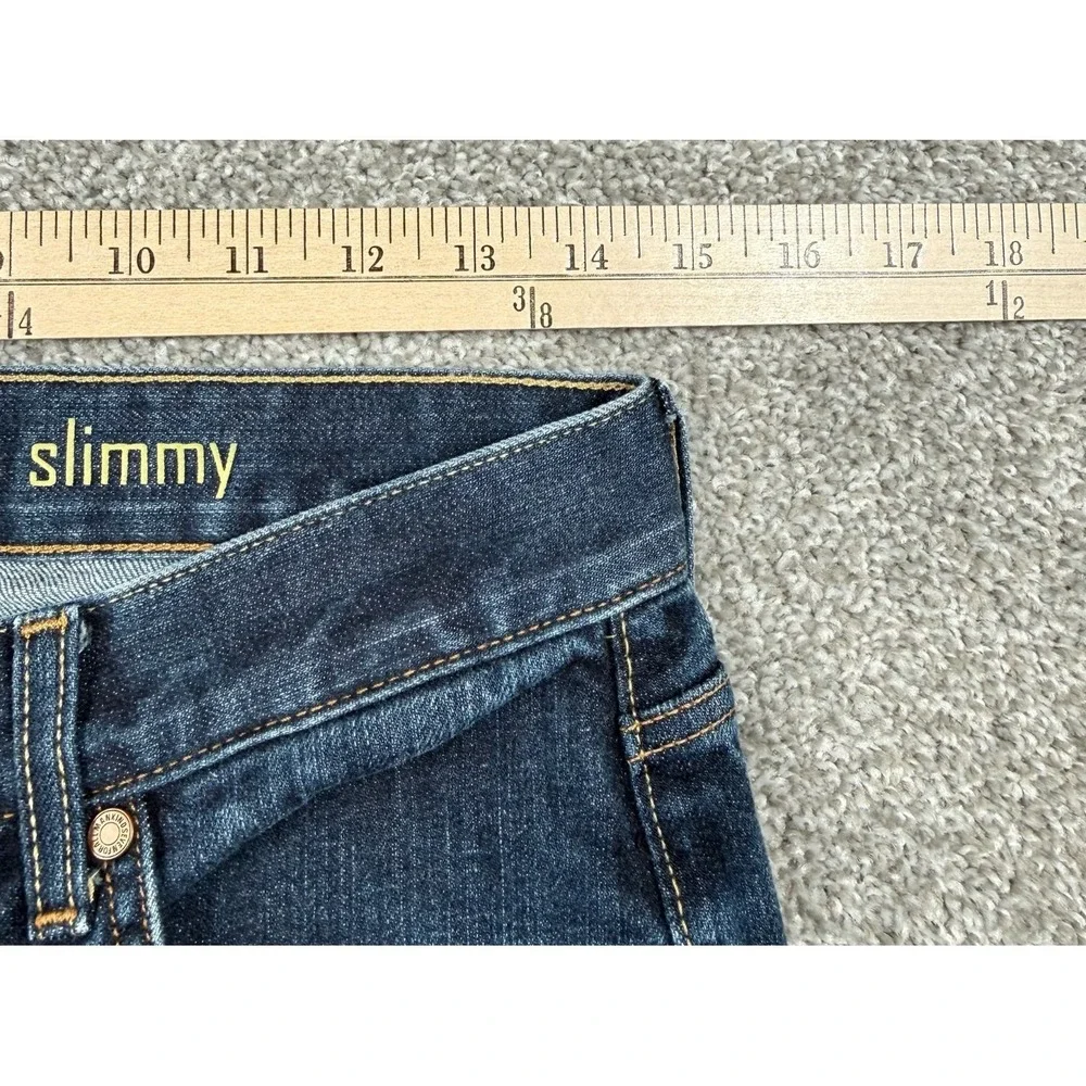 7 For All Mankind Slimmy Jeans Mens 29 Blue Stretch Slim Straight 29x30